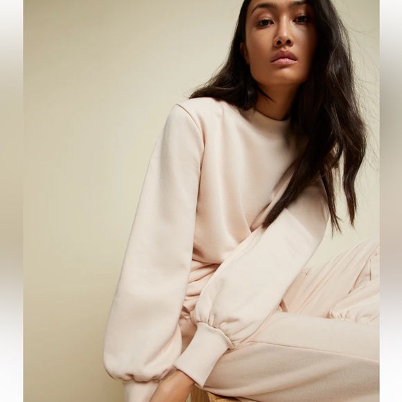 Nation Ltd. Suky Mock Neck Sweatshirt - Picture 1 of 9